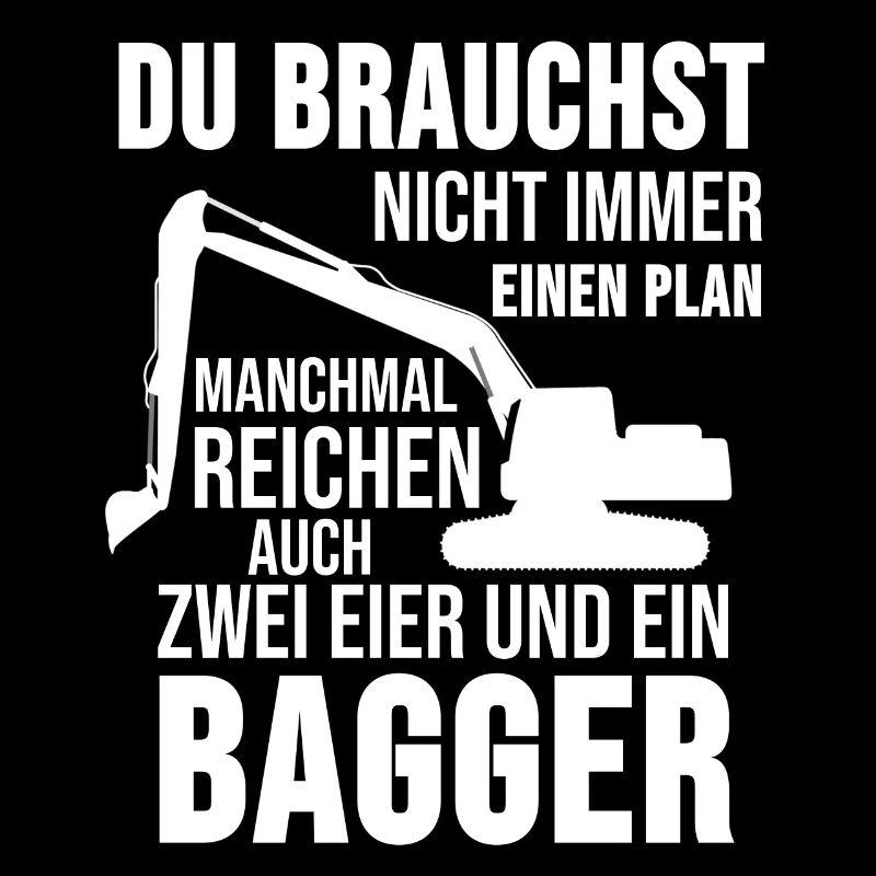 Bagger Baggerfahrer Baustelle Cooles Geschenk