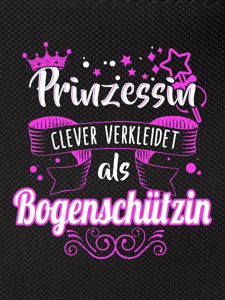Bogenschießen Bogenschütze Spruch Geschenk