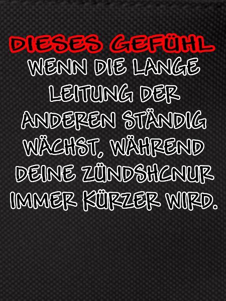 Lange Leitung Kurze Zündschnur weiss