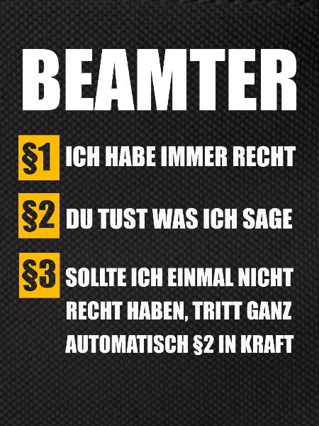 Beamter Beamte Beamtin Geschenk