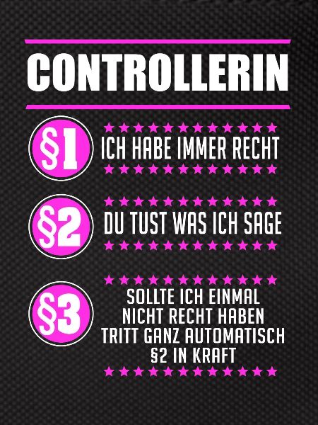 Controllerin Finanzen Controller Geschenk
