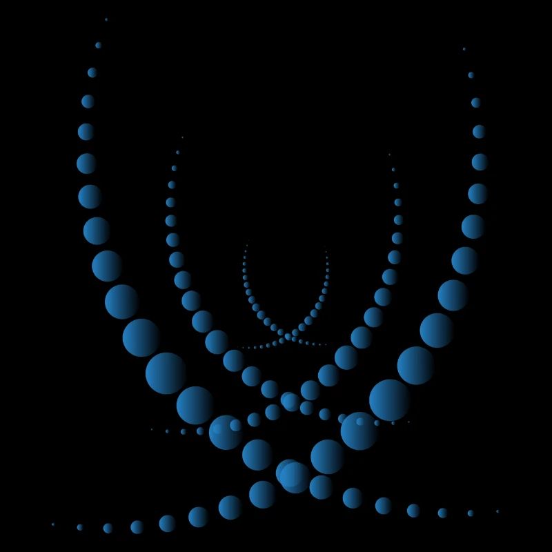 Optical illusion pattern shapes geometry gift