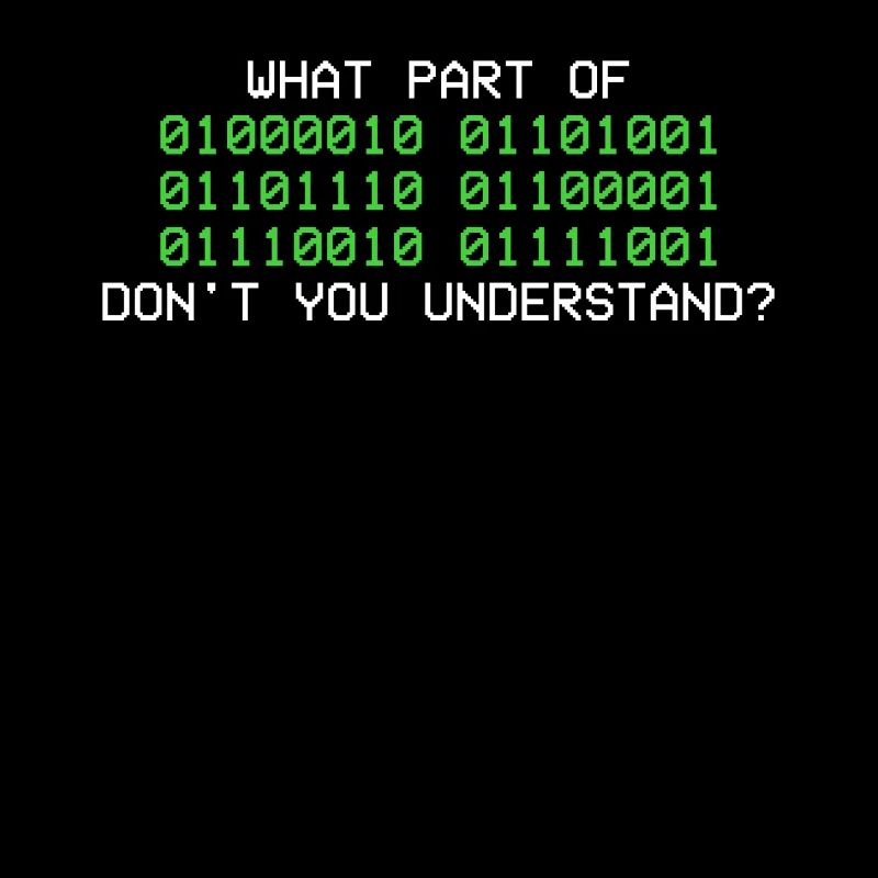 Code binaire programmeur informatique binaire