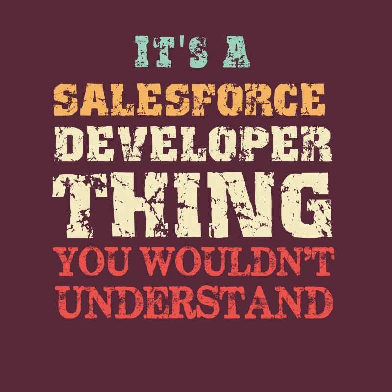 Es ist eine Salesforce Developer Thing Vintage Funny