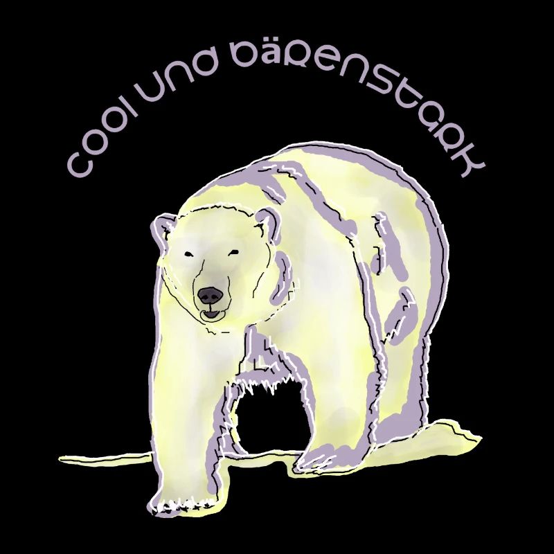 cool, strong as a bear, polar bear