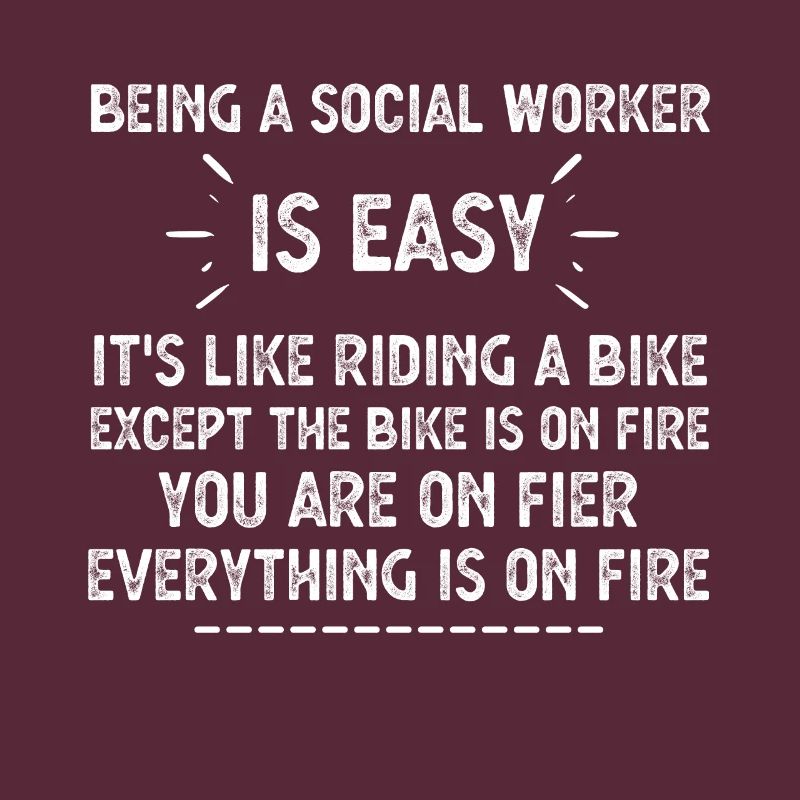 Sozialarbeiter zu sein ist einfach lustige Sozialarbeiterin
