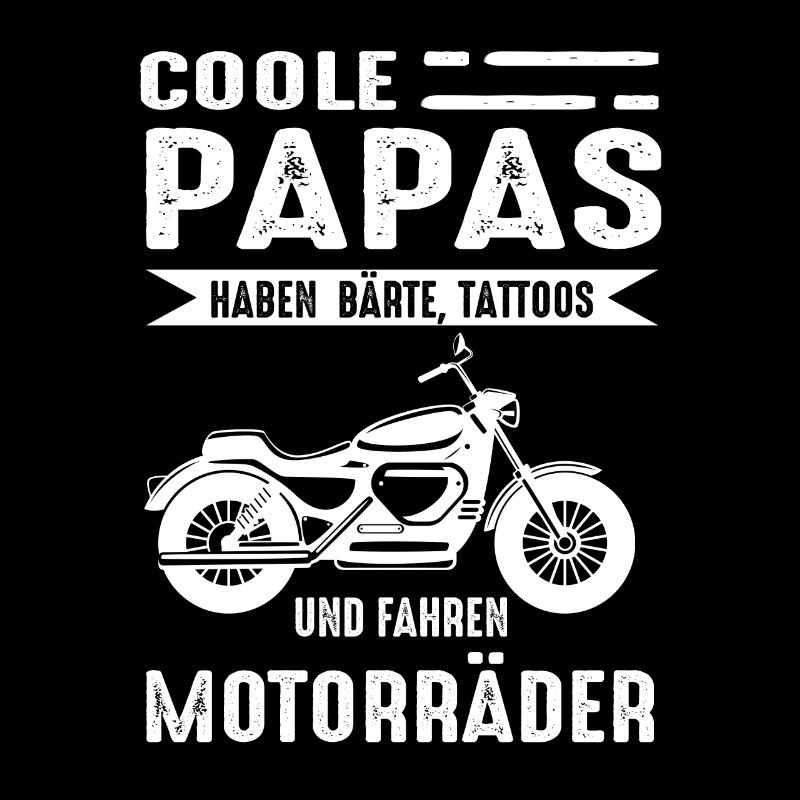 Dad Motorrad Bart Papa Motorrad Geschenk