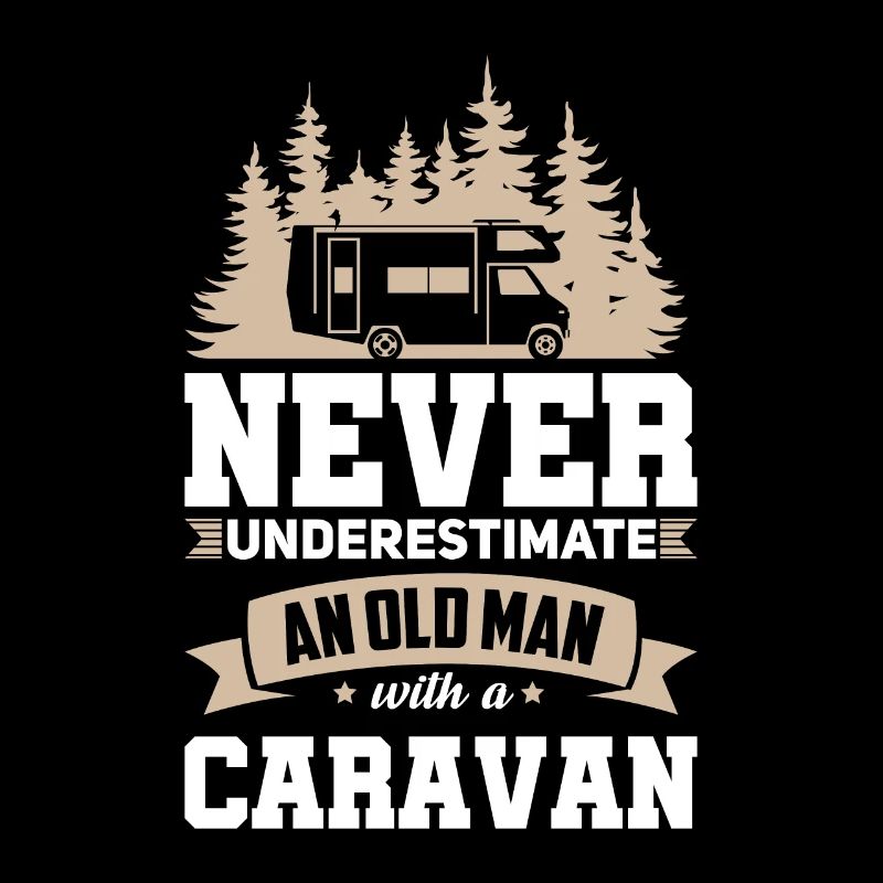 Caravan Old Man Caravan Camping Gift
