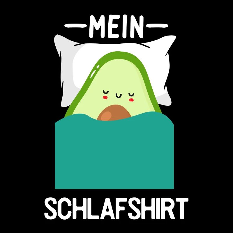 Avocado Pyjama Schlafanzug Geschenk