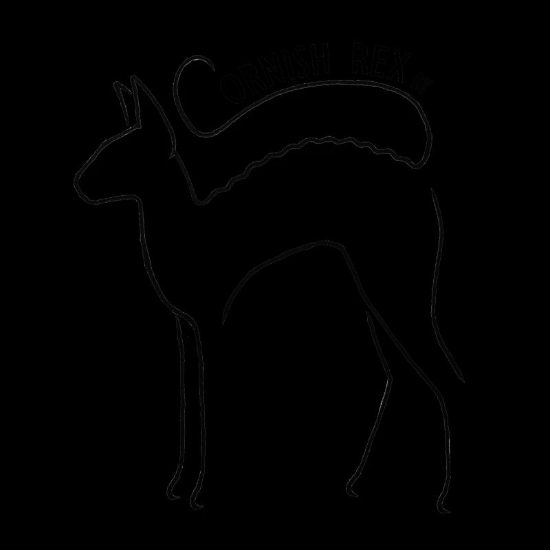 Cornish rex ry Logo schwarz