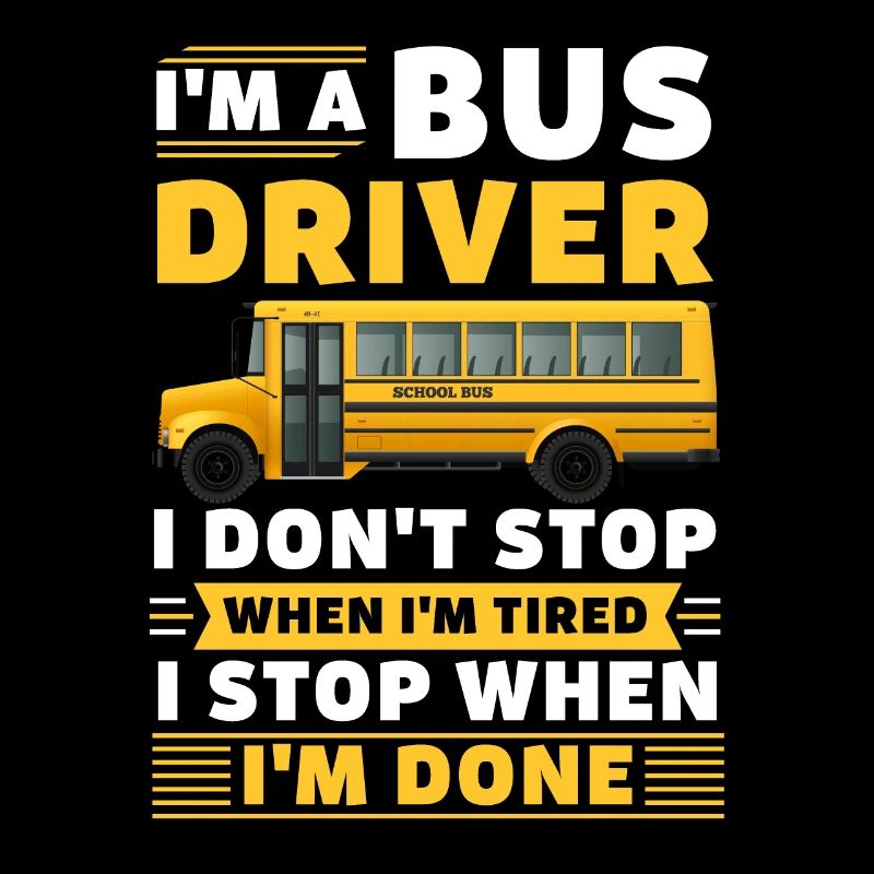Schulbusfahrer Busfahrer Drive Geschenk