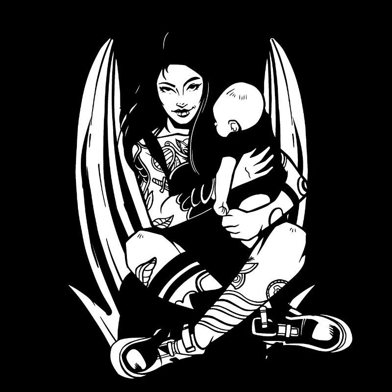 GOTH MAMA WERDENDE MUTTER GOTHIC