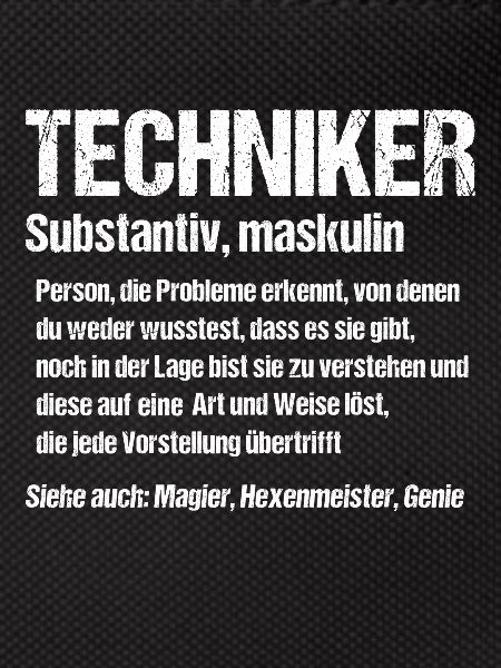 Techniker Ingenieur Fachmann Technik Geschenk