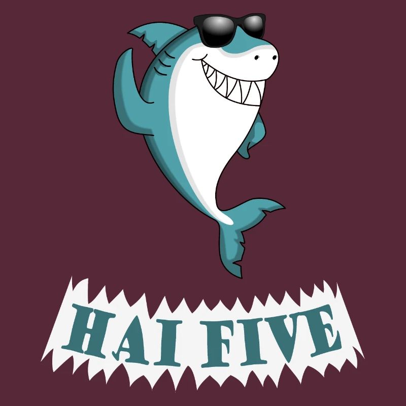 Haifisch High Five oder in dem Fall: HAI FIVE!