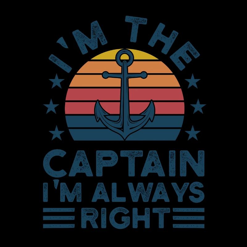 Capitaine Capitaine Cadeau de navigation de plaisance