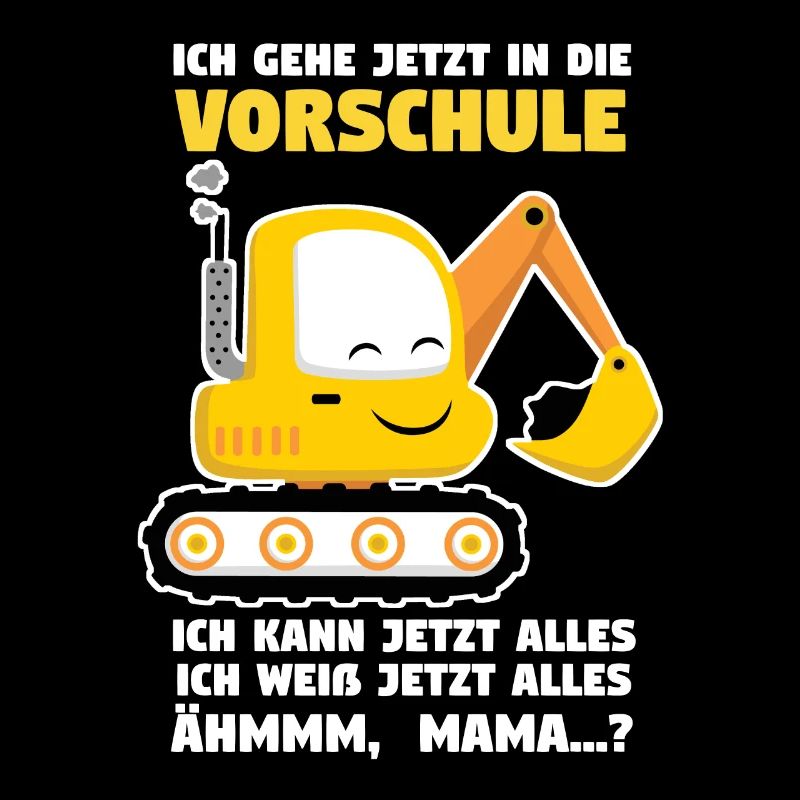 Vorschule Bagger Vorschüler Geschenk