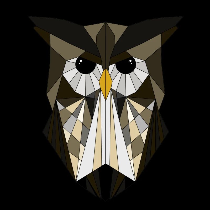 Eule geometrisch