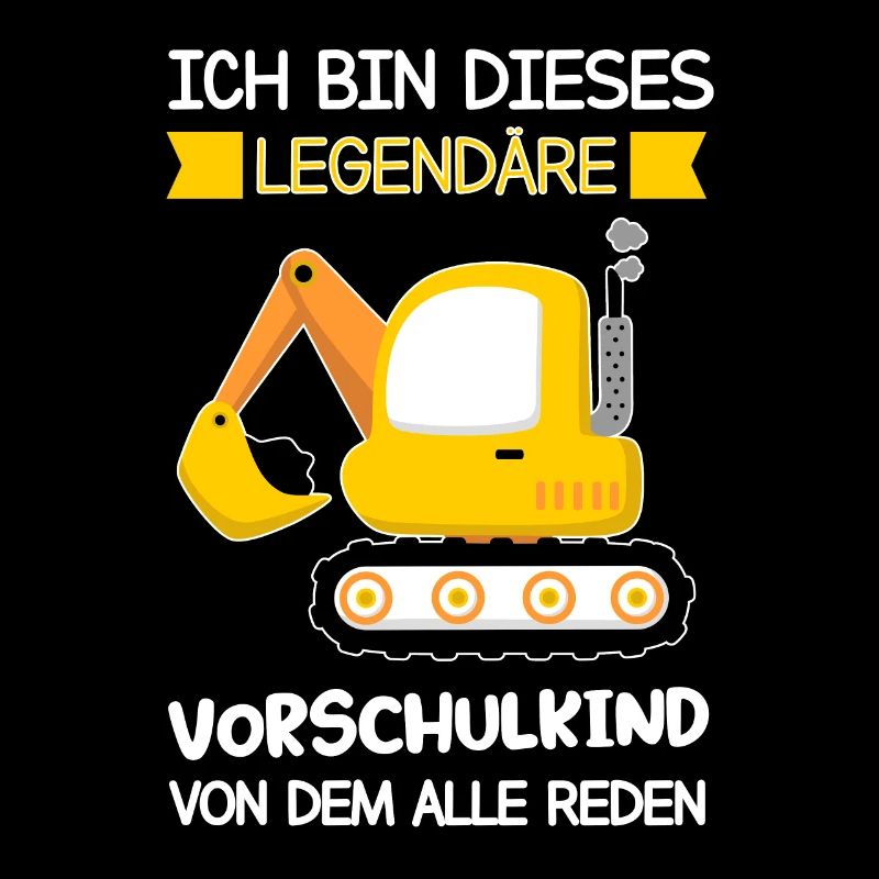 Vorschule Bagger Vorschüler Geschenk