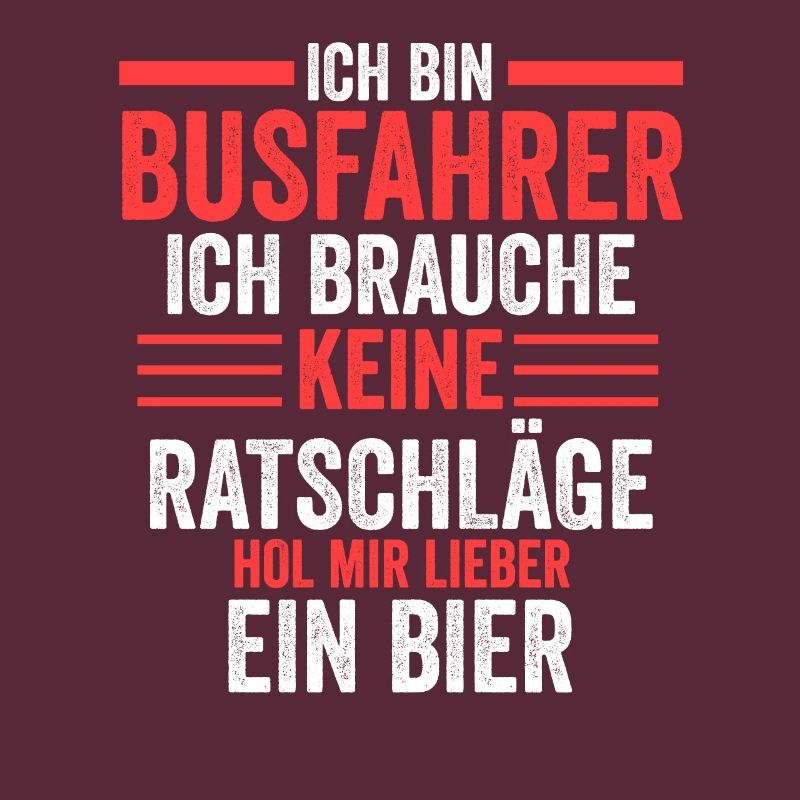 Busfahrer Bier Schulbus Geschenk