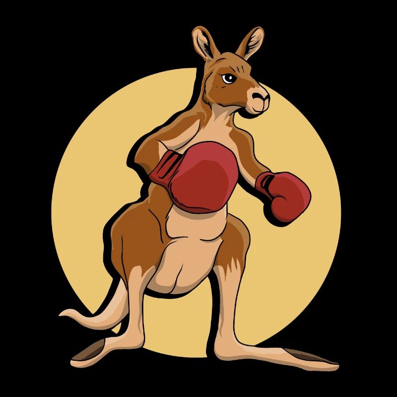 Kangourou boxeur