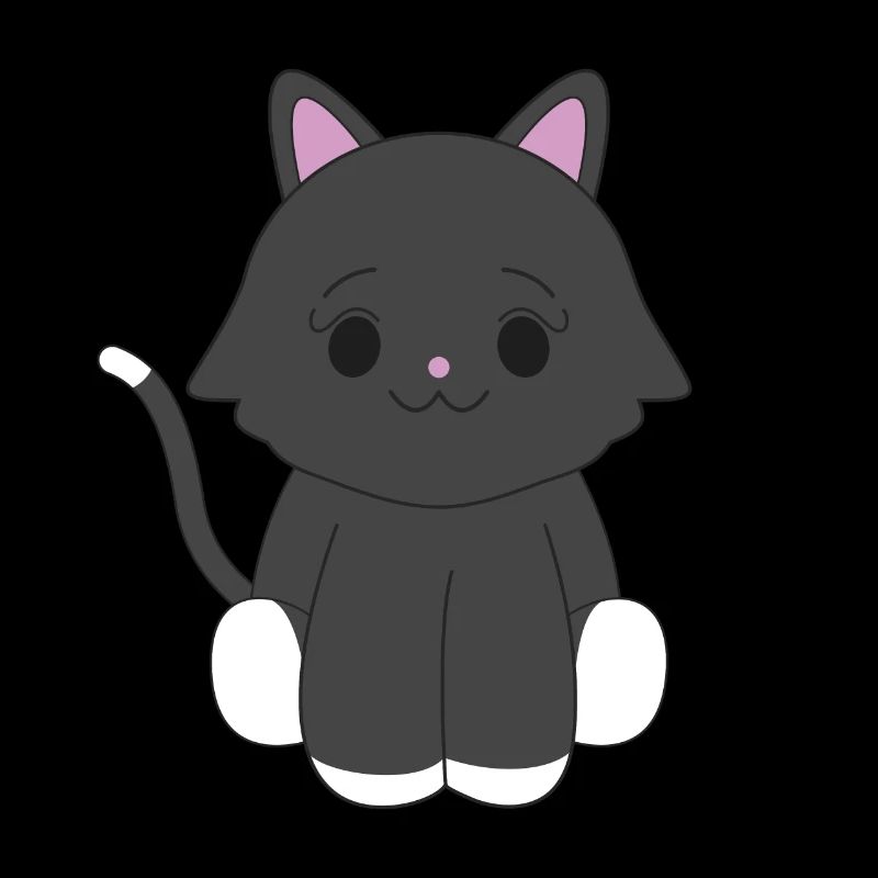 Schwarze Katze
