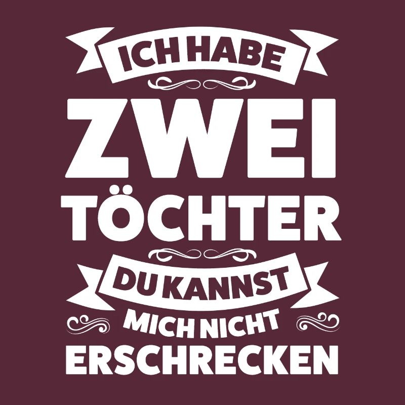 Eltern 2 Töchter Papa von 2 Töchtern Geschenk