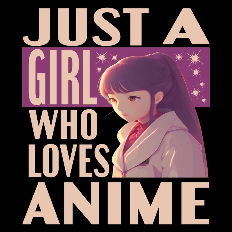 Nur ein Mädchen, das Anime liebt