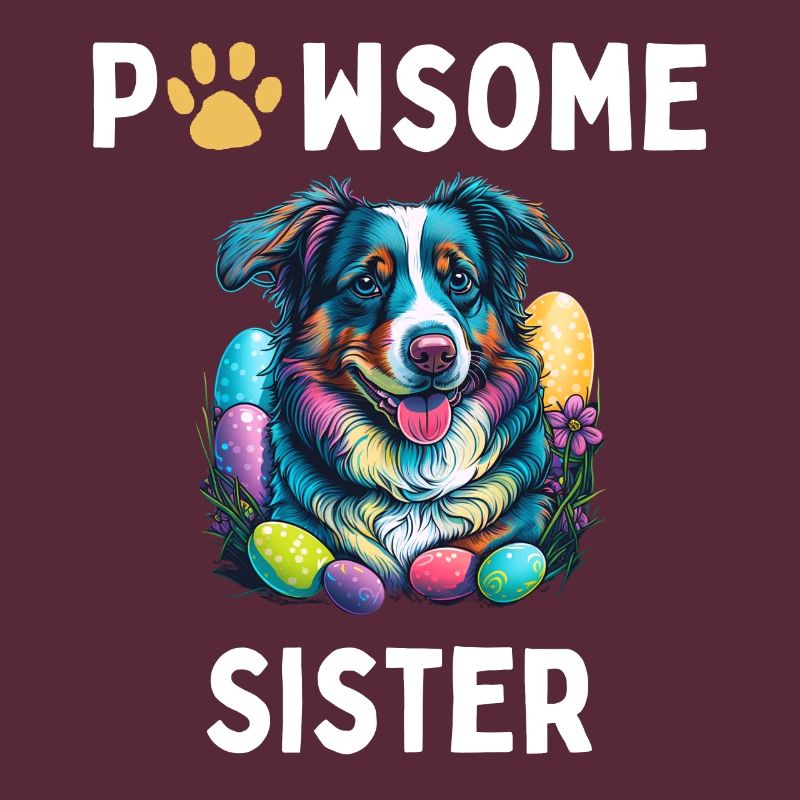 Australian Shepherd Easter Egg Hunting Sis Costume