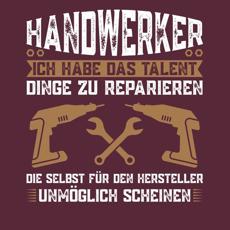 Handwerker Beruf Handwerk Geschenk