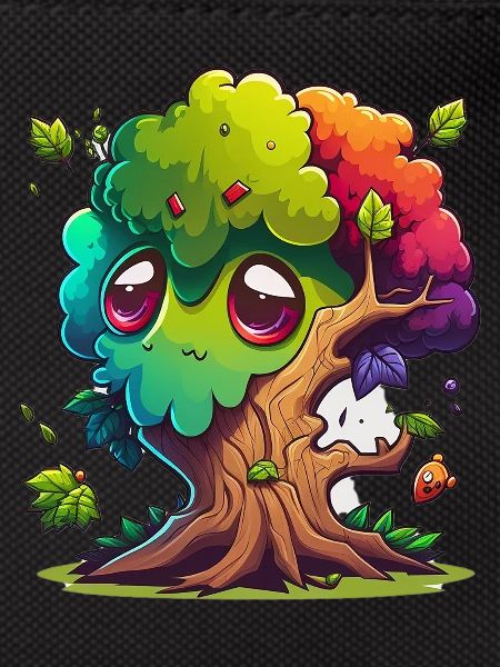 Tree Cartoon Art
