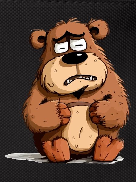 Jacky the grumpy bear