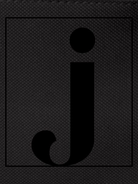 Letter alphabet j