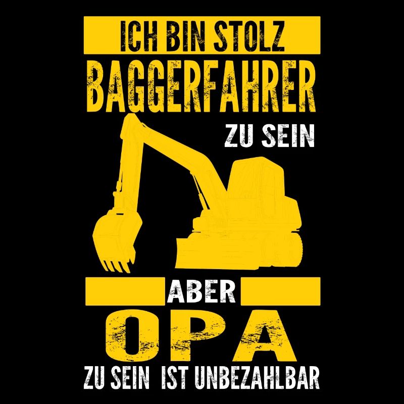 Baggerfahrer Bagger Fahrer Geschenk