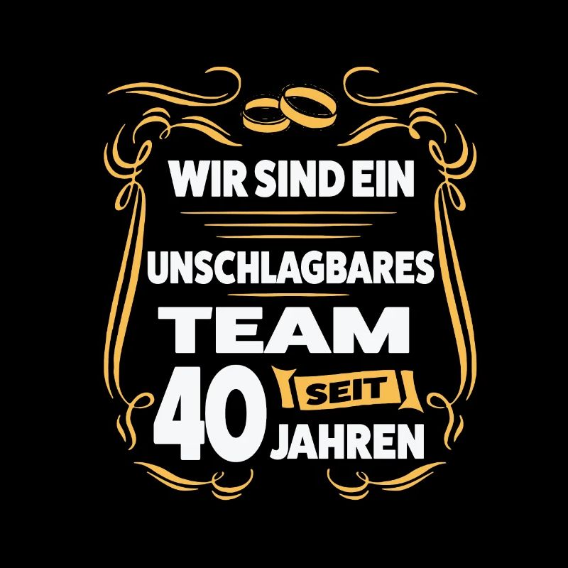 40 Jahre Ehe Ehepaar Rubinhochzeit Geschenk