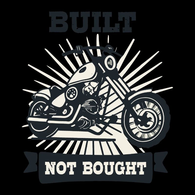 Motocyclette construite, non achetée