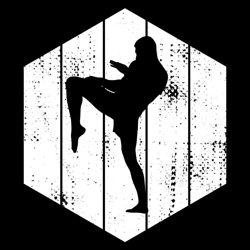 Kickboxer Zeichnung
