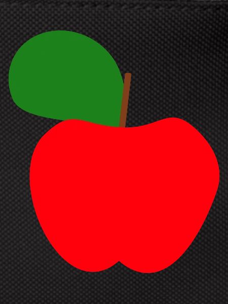red apple