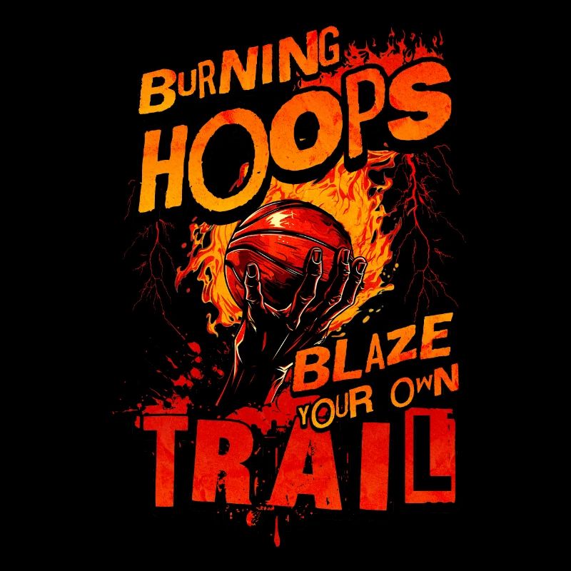 Basket-ball Burning Hoops Tracez votre propre chemin