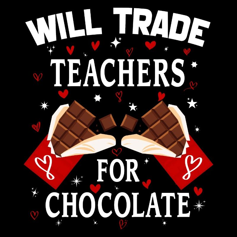 Tauschen Sie Lehrer gegen Schokoladen-Valentinstage