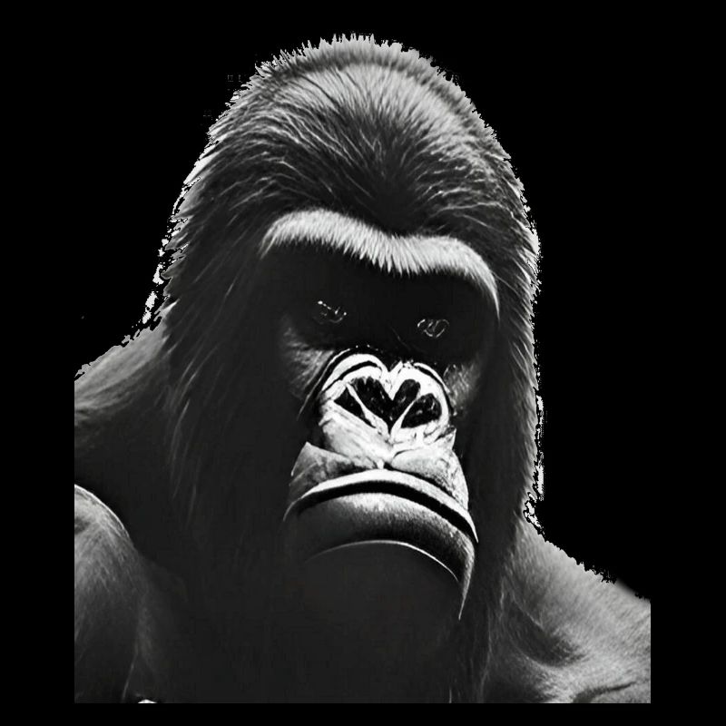 Silberrücken-Gorilla