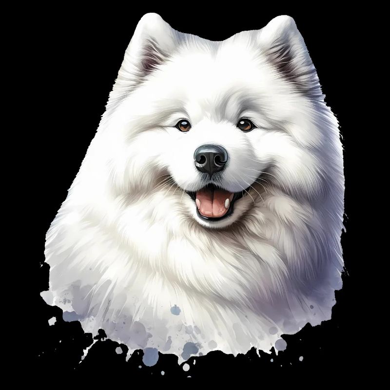 Chien Samoyède Cadeaux Mignon Samoyède Chien Graphique