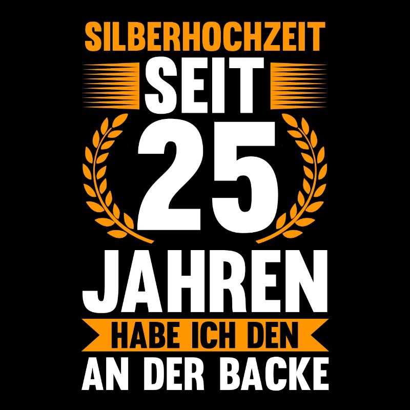 25 Jahre Ehe Ehefrau Ehepaar Geschenk