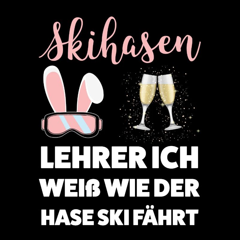 Skihase Apres Ski Skihäschen Geschenk
