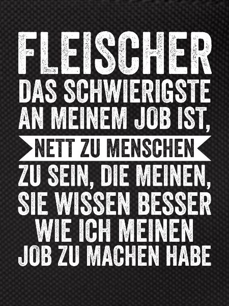 Fleischer Beruf Fleischerei Geschenk