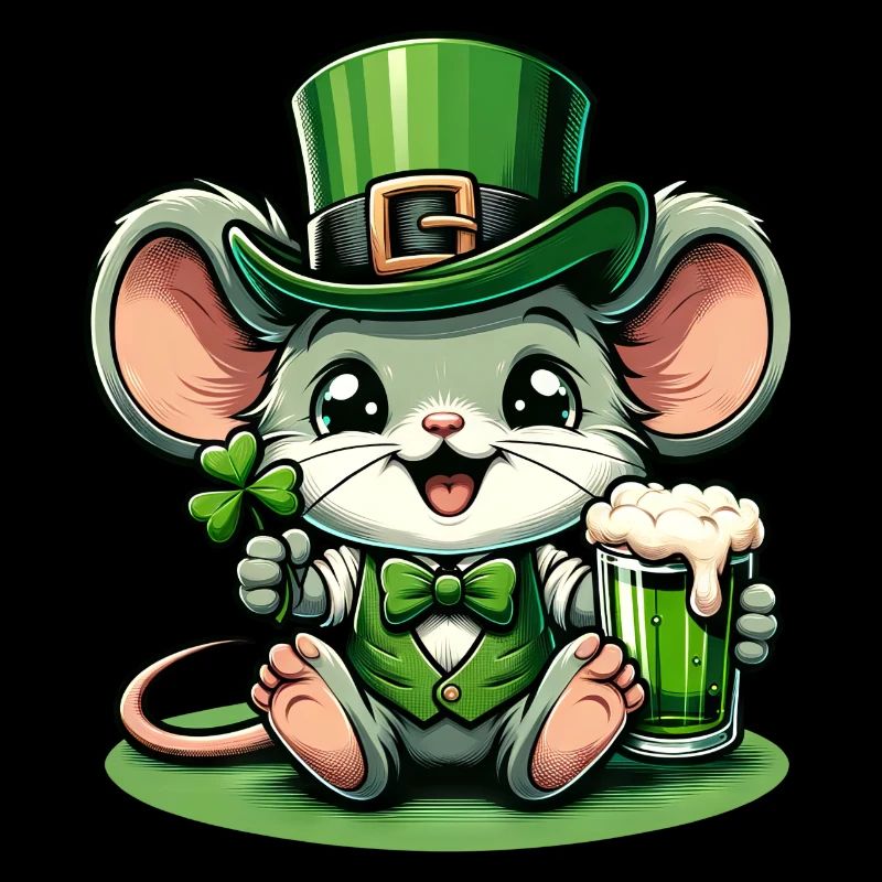 St. Patrick's Maus im Festlook