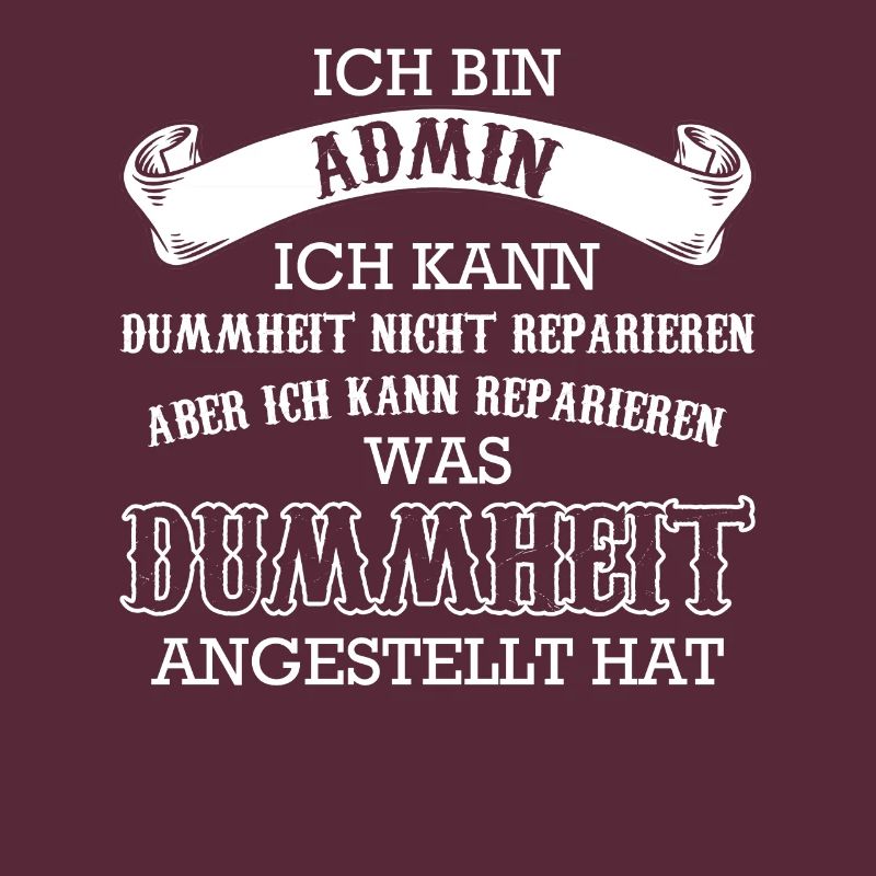 Admin Informatiker Programmierer Geschenk