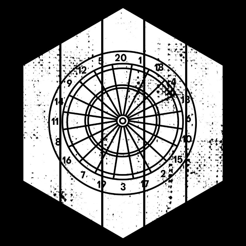 Dessin de jeu de fléchettes