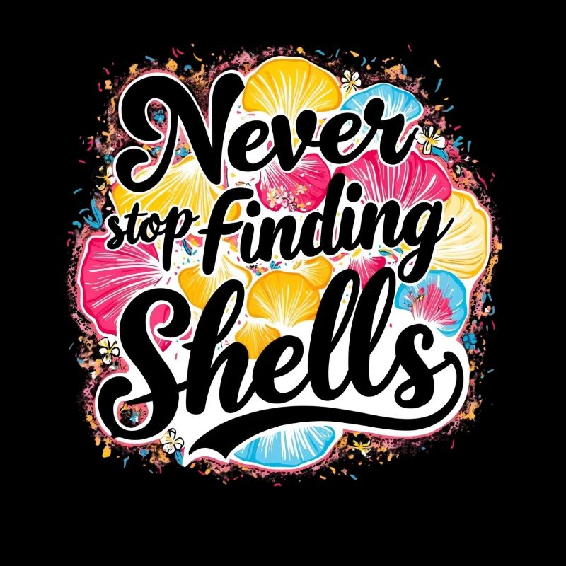 Never Stop Finding Shells Design