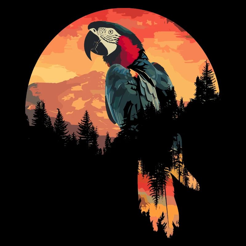 Parrot Bird Macaw Wilderness