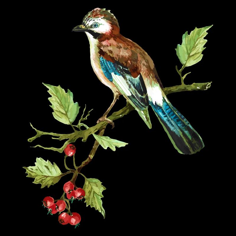 Bunter Vogel